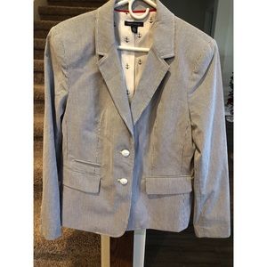 Tommy Hilfiger women's seersucker blazer